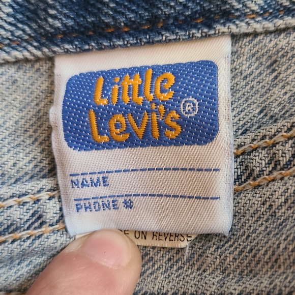 Vintage Levi’s 12M Baby Denim Trucker Jacket | Made in USA | 1994 - Picture 6 of 10